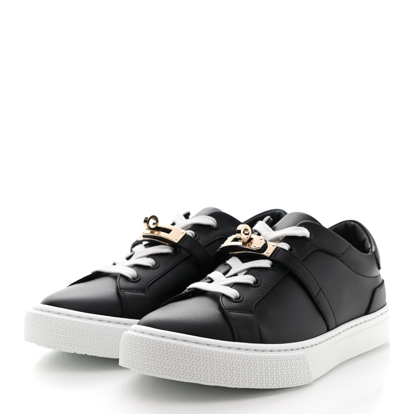 Calfskin Day Sneakers 37 Black