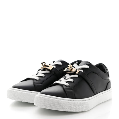 Hermes Calfskin Day Sneakers 37 Black 3 of 10