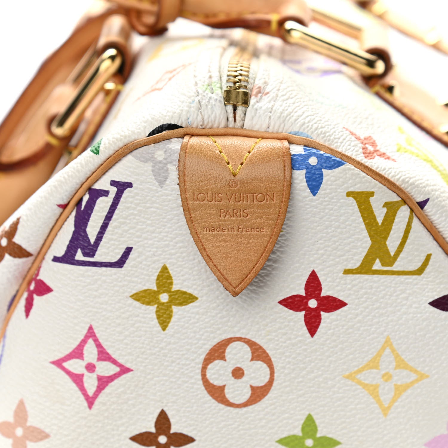Louis Vuitton Monogram Multicolor Speedy 30 White 6 of 15