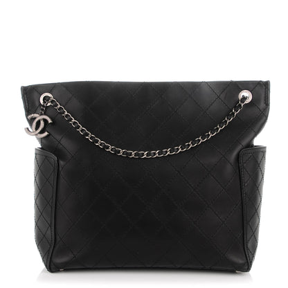 Chanel Calfskin CC Pocket Hobo Black 1 of 8