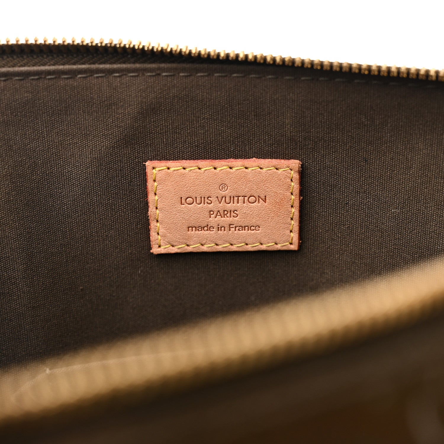 Louis Vuitton Vernis Alma GM Vert Bronze 7 of 14