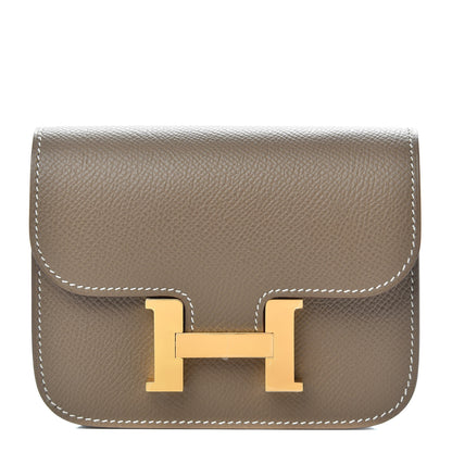 Hermes Epsom Constance Slim Wallet Etoupe 1 of 8