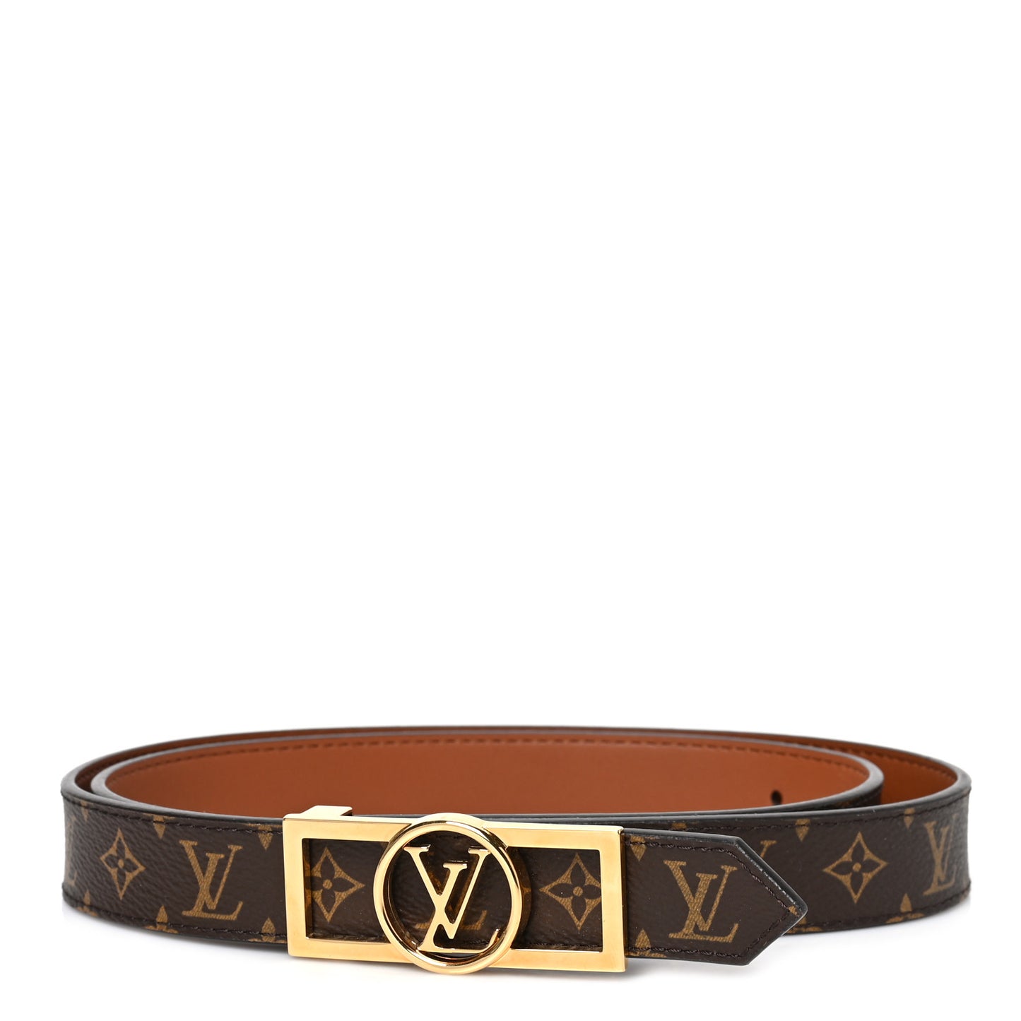 Monogram 25mm Dauphine Reversible Belt 90 36 Tan