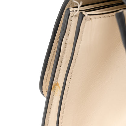 Gucci Calfskin Sylvie Web Small Queen Margaret Top Handle Bag White 18 of 18
