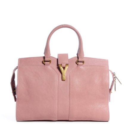 Saint Laurent Sheepskin Leather Mini Cabas ChYc Bag Pink 1 of 9