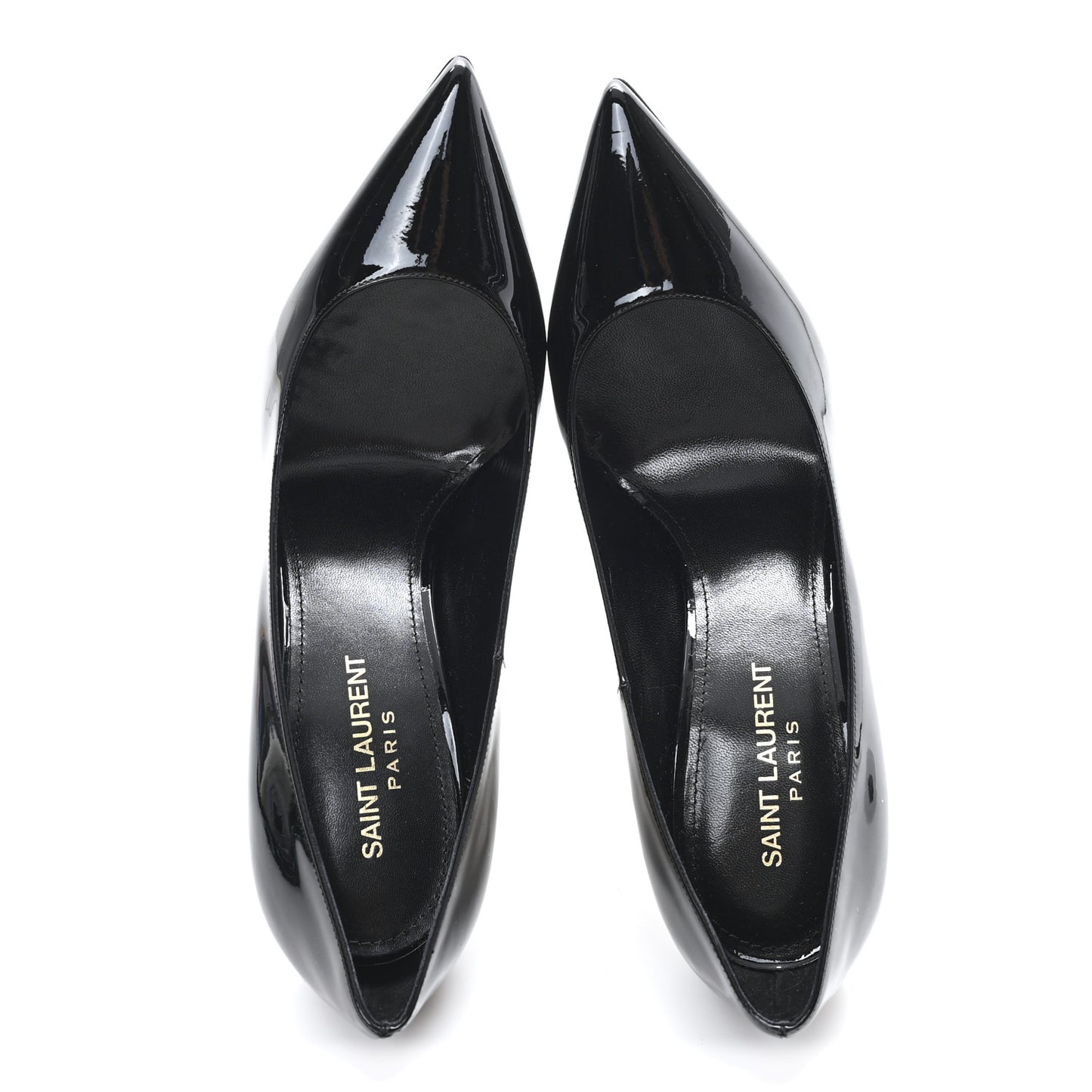 Vernice Chiffon Opyum 110 Pumps  37.5 Black Gold