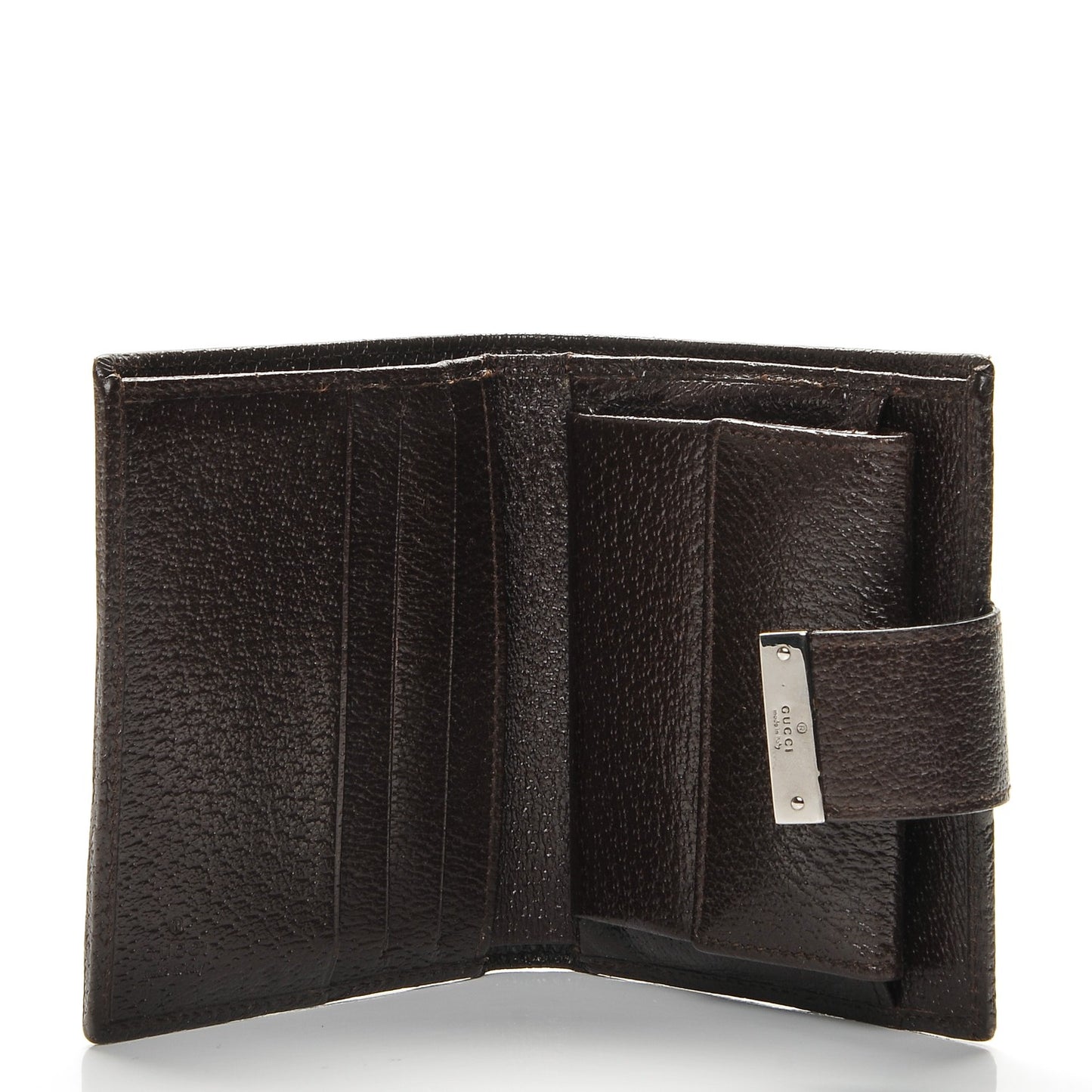 Monogram Compact Wallet Dark Brown