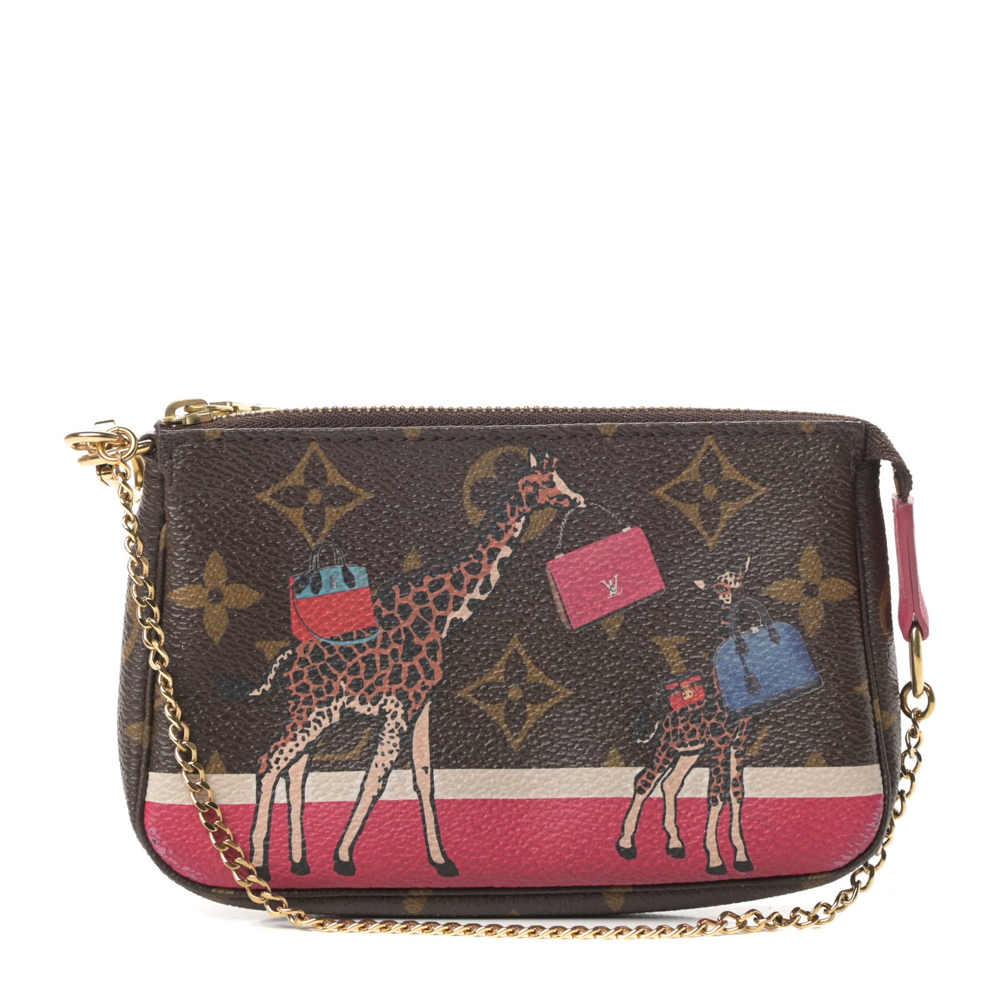 Monogram 2017 Christmas Animation Mini Pochette Accessories