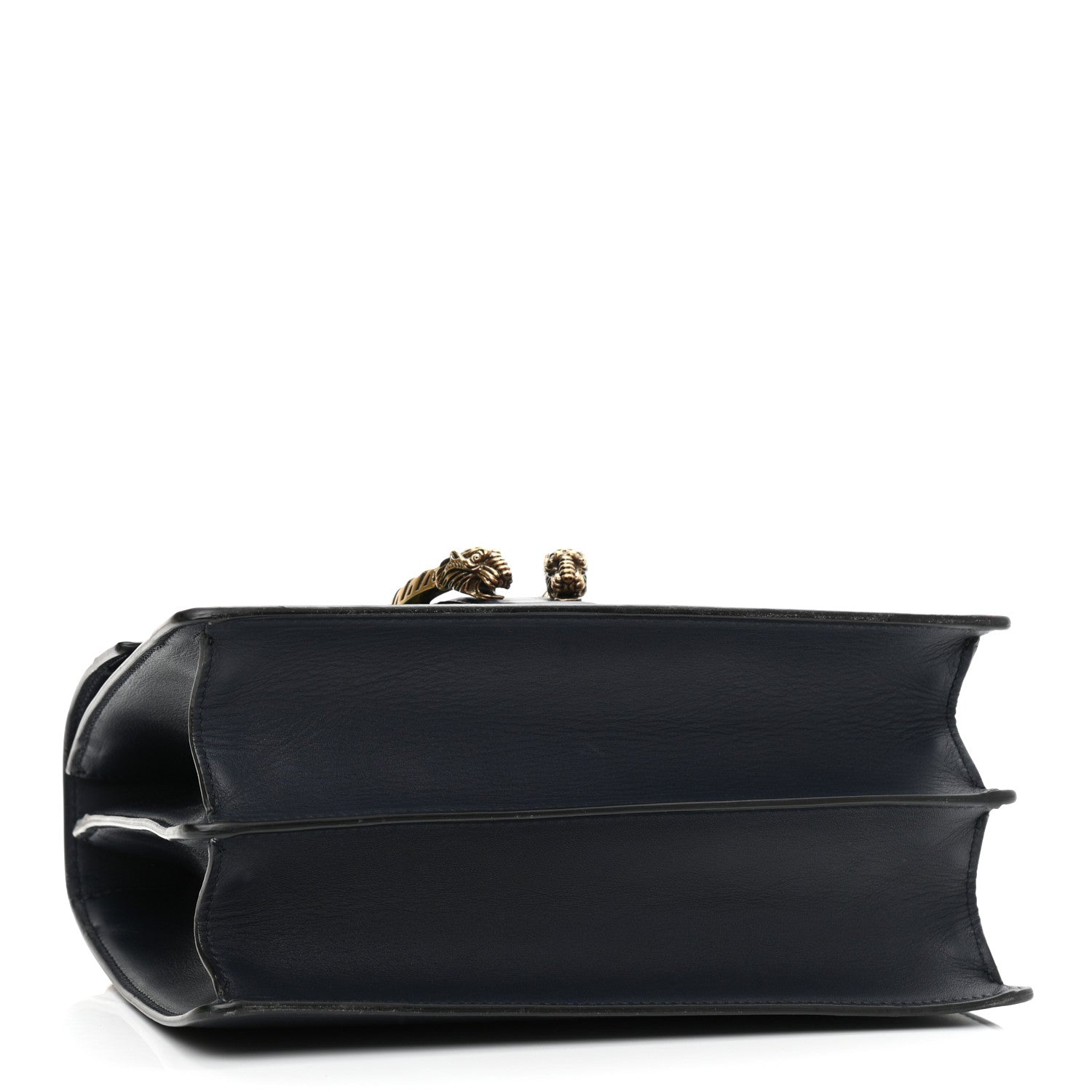 Gucci Moon Calfskin Bamboo Web Medium Dionysus Top Handle Bag Blue Emerald Hibiscus Red 3 of 10