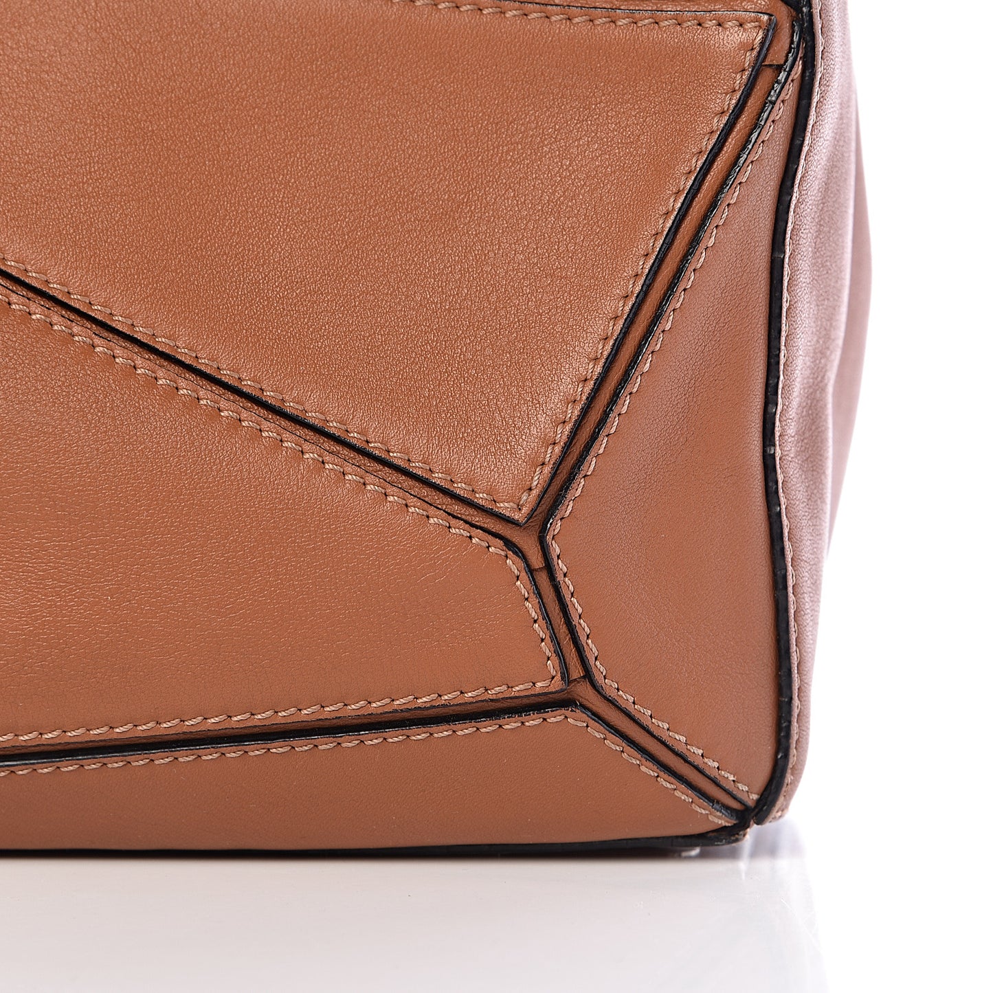Calfskin Small Puzzle Bag Tan