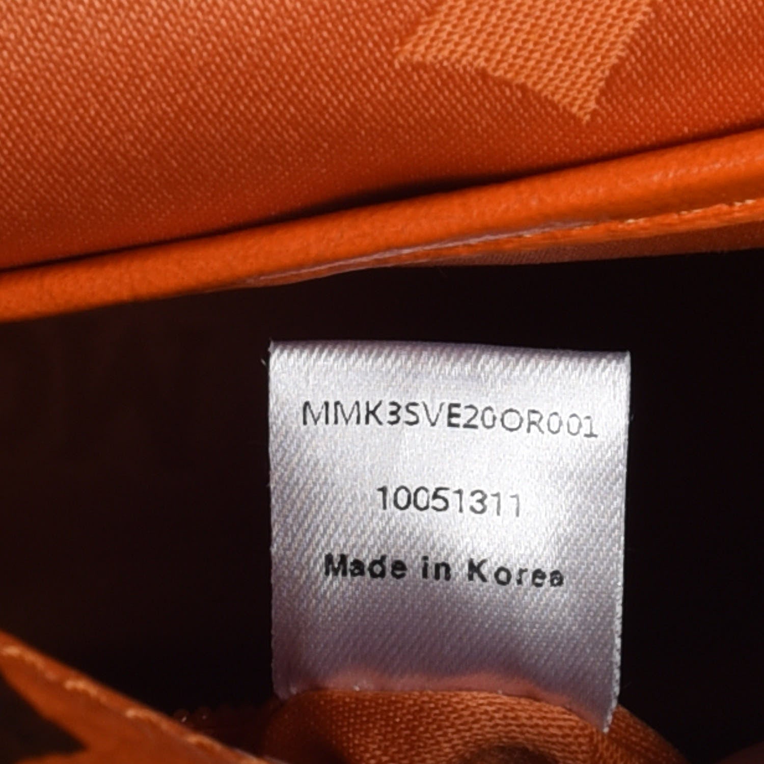 MCM Visetos Small Sprinkle Stud Stark Backpack Orange 8 of 11