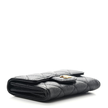 Chanel Caviar Quilted Flap Card Holder Black 4 of 12