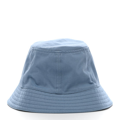 Hermes Washed Cotton Calvi Bucket Hat 58 Bleu Faience 5 of 8