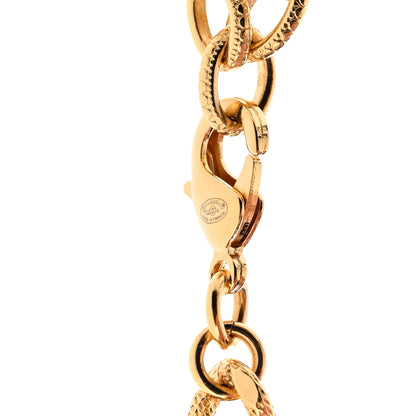 Chanel Crystal CC Chain Link Bracelet Gold 5 of 5