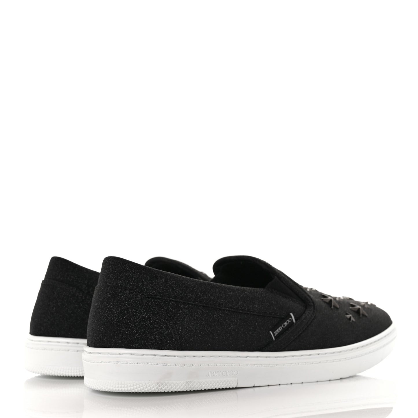 Fine Glitter Suede Mens Grove Sneakers 41.5 Black