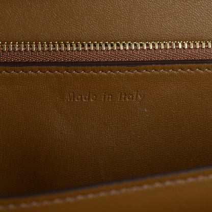 Celine Smooth Calfskin Medium Classic Box Flap Bag Chestnut 7 of 8