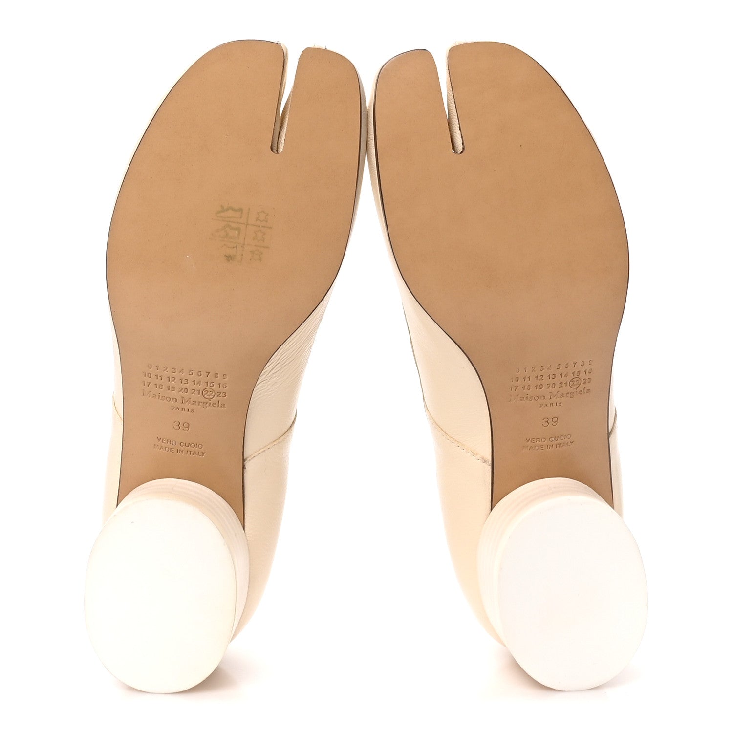 Maison Margiela Nappa Tabi Ballerina Pumps 39 White 6 of 9