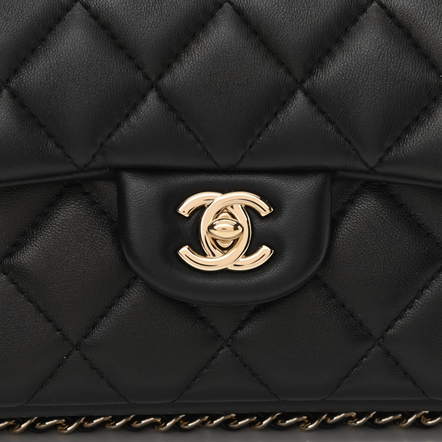 Chanel Lambskin Quilted Small My Precious Flap Black 8 of 11