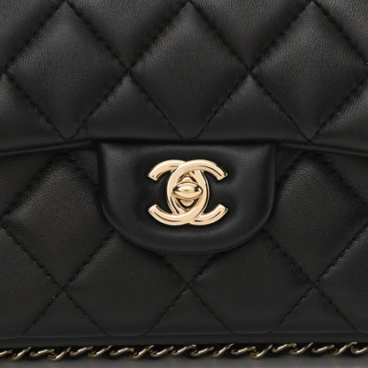 Chanel Lambskin Quilted Small My Precious Flap Black 8 of 11