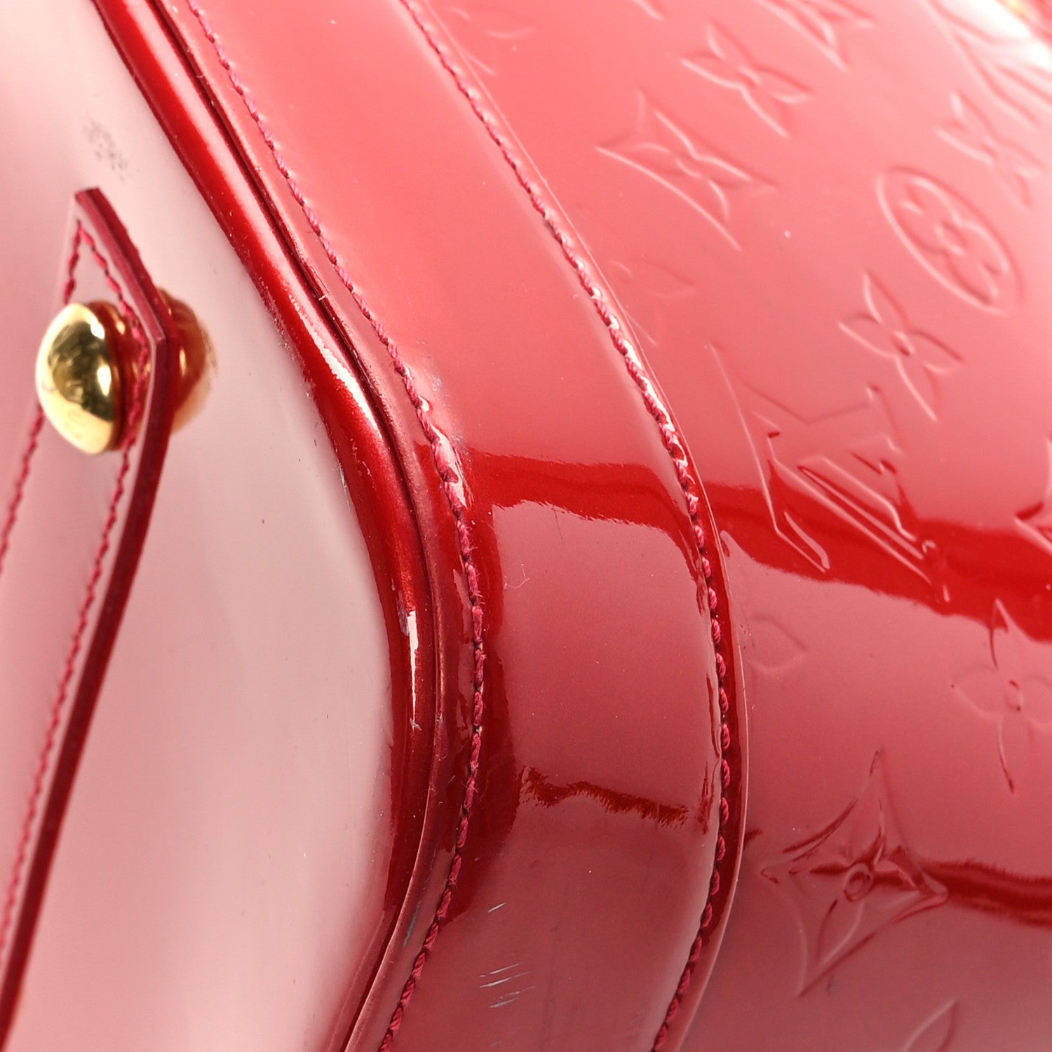 Louis Vuitton Vernis Alma GM Pomme D'Amour 10 of 11
