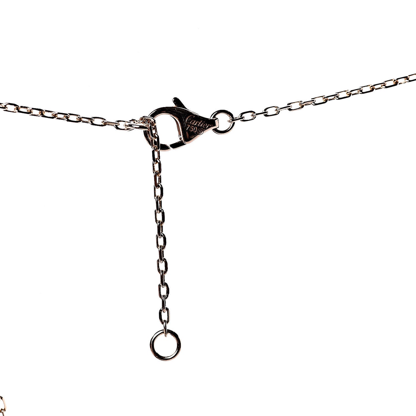 18K Pink Yellow White Gold Diamond Trinity Heart Pendant Necklace