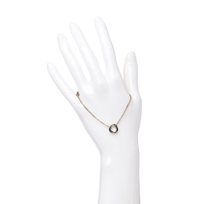 Cartier 18K Pink Yellow White Gold Trinity Bracelet 2 of 5
