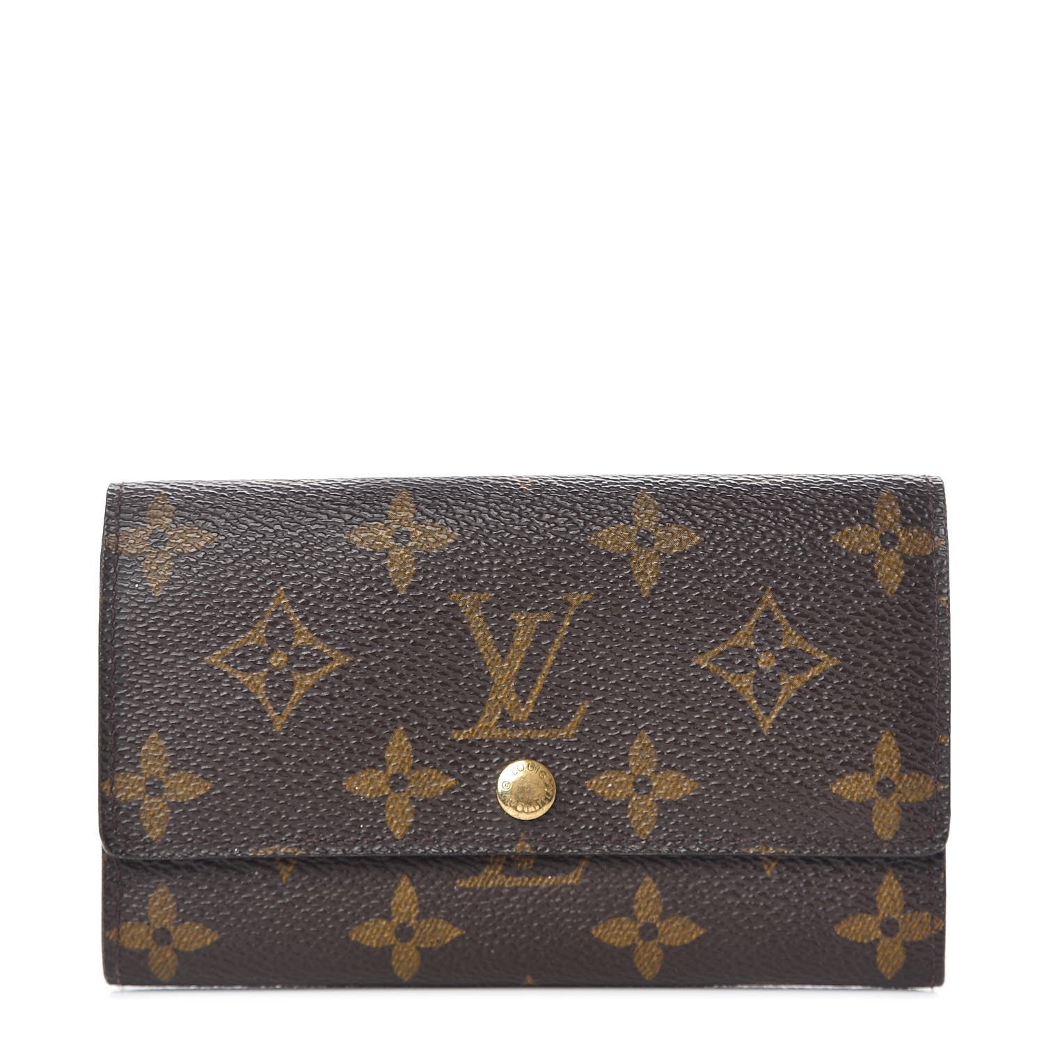 Louis Vuitton Monogram Porte-Monnaie Tresor Wallet 1 of 7