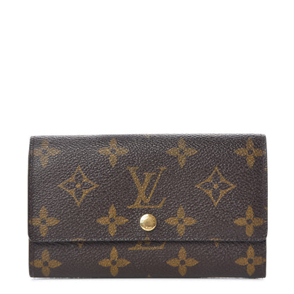 Louis Vuitton Monogram Porte-Monnaie Tresor Wallet 1 of 7