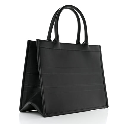 Christian Dior Calfskin Embossed Medium Book Tote Black 3 of 11