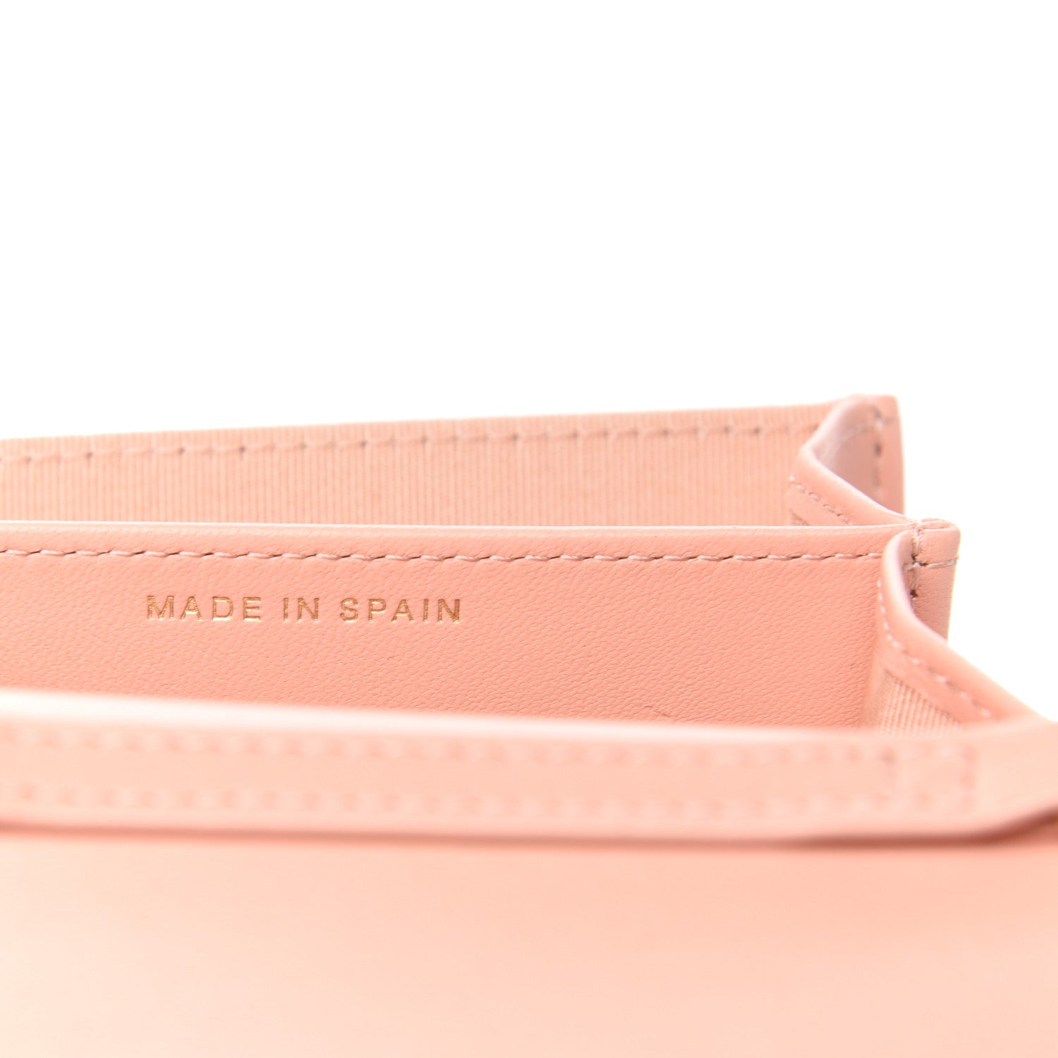 Chanel Lambskin Quilted Flap Card Holder On Chain Light Pink 7 of 12