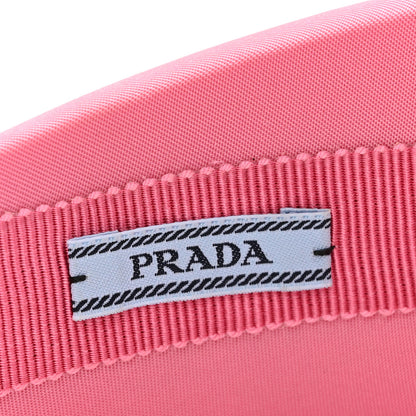 Prada Re-Nylon Triangle Logo Headband Begonia 8 of 10