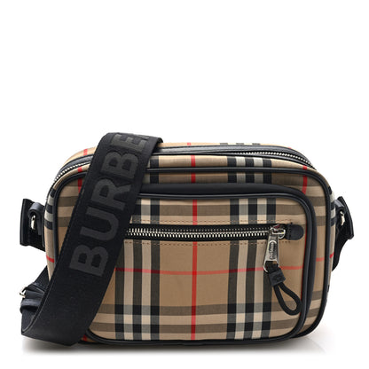 Burberry Canvas Check Paddy Messenger Archive Beige 1 of 9
