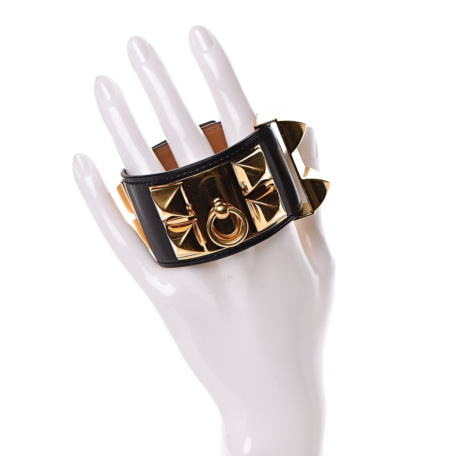 Hermes Box Collier De Chien CDC Bracelet S Black 2 of 7