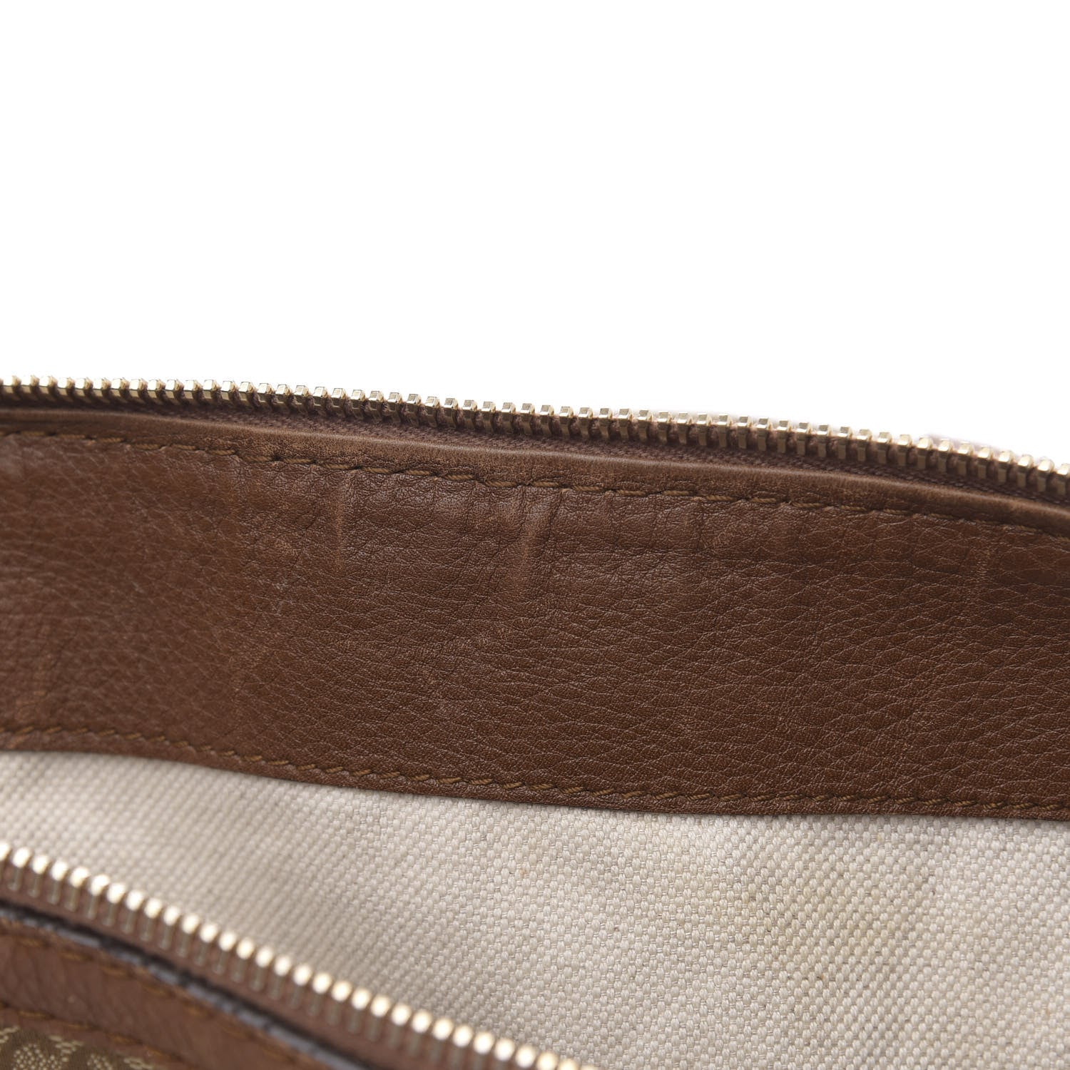Gucci Monogram Cellarius Calfskin Medium Bella Hobo Beige Ebony Cuir 11 of 15