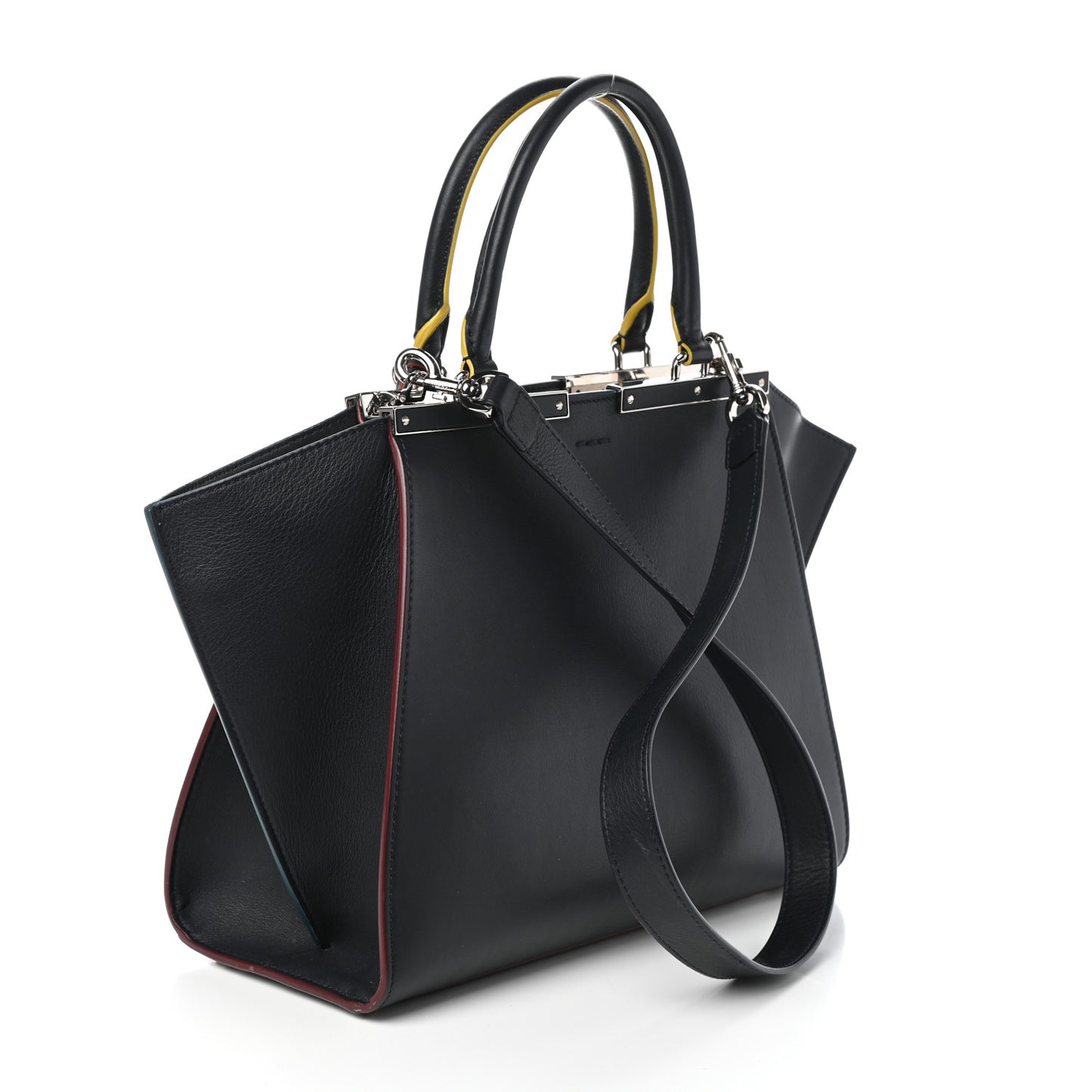 Vitello Dolce Century Petite 3Jours Tote Blue Notte