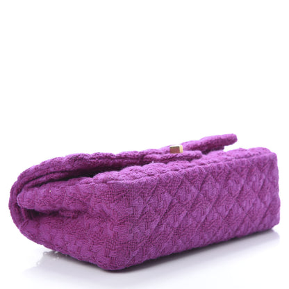 Chanel Tweed Quilted 2.55 Reissue 225 Flap Magenta 3 of 9