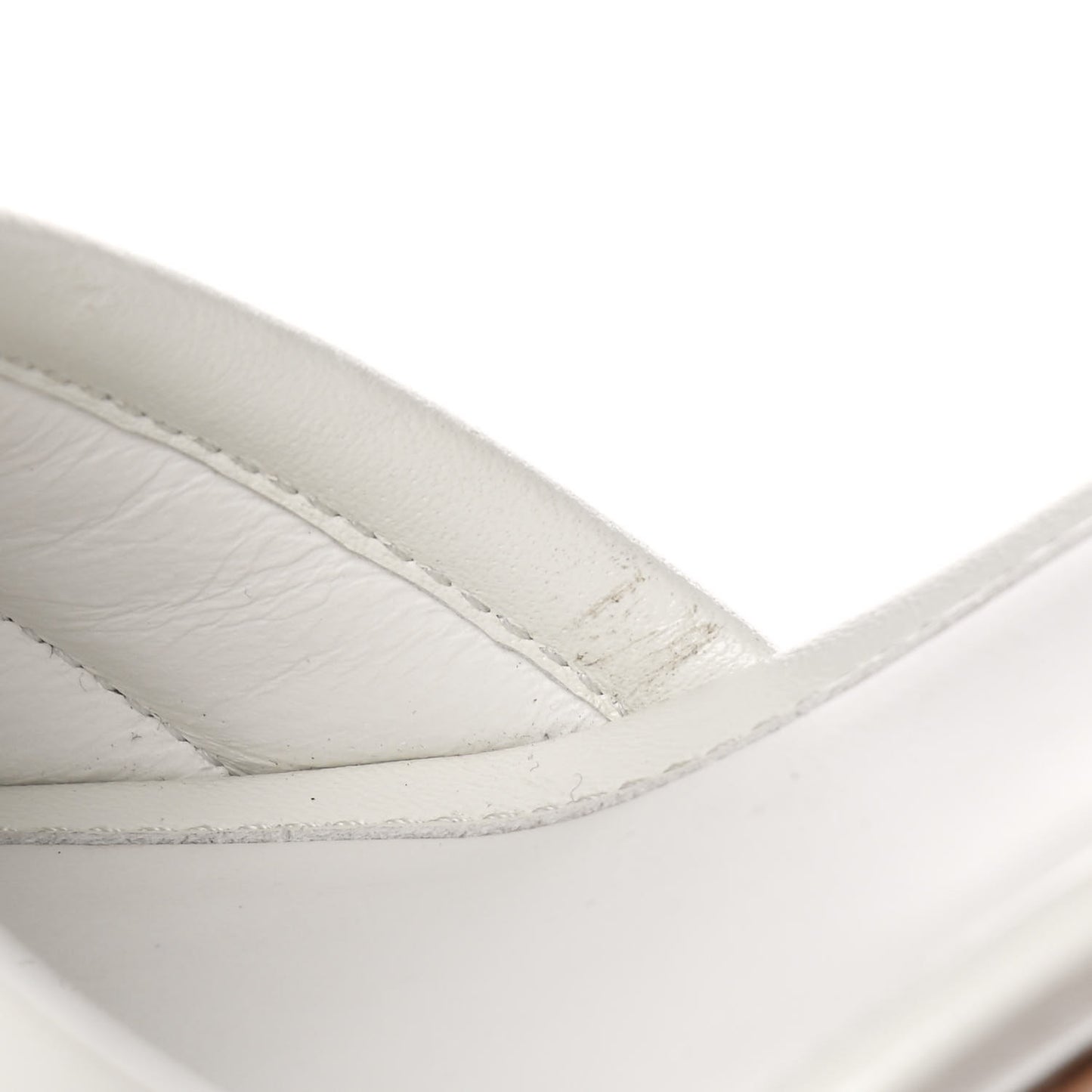 Calfskin Promenade Slingback Sandals 36.5 White