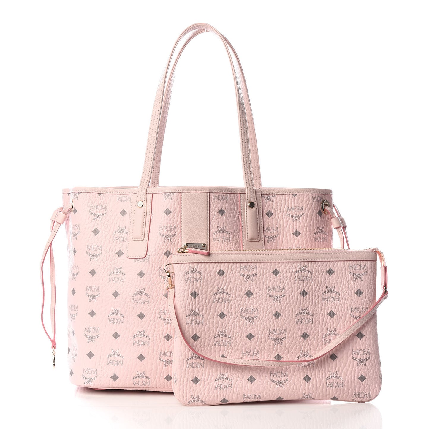Visetos Medium Liz Reversible Shopper Tote Soft Pink