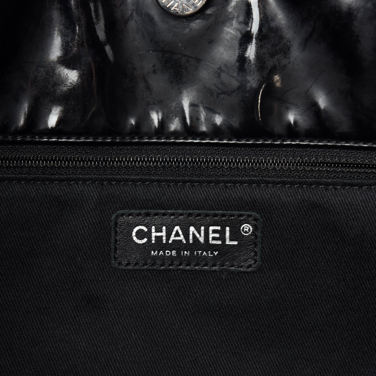 Chanel Vinyl Quilted Large In The Business Tote Black 8 of 11