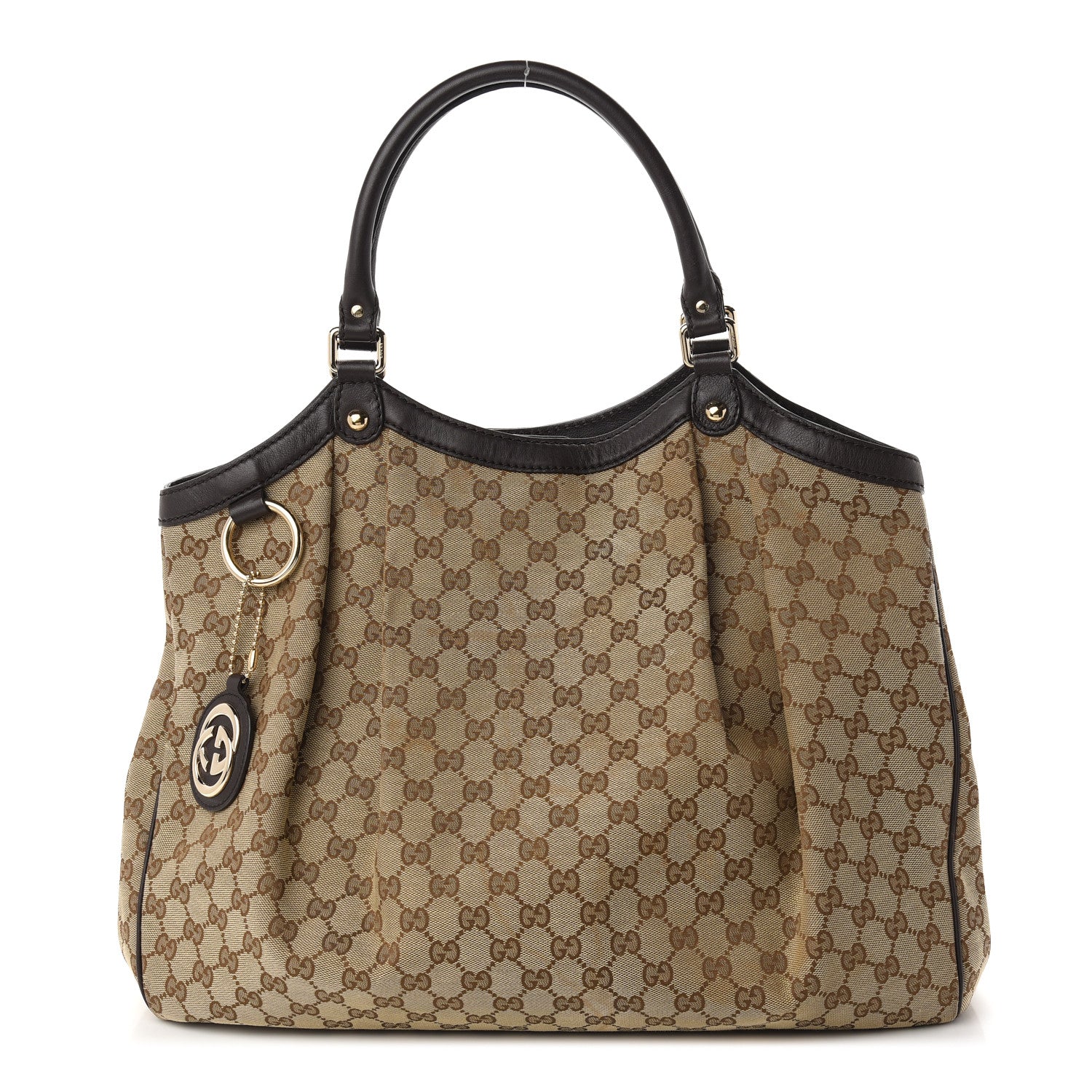Gucci Monogram Large Sukey Tote Dark Brown 1 of 10