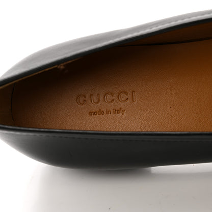 Gucci Calfskin Womens Jordaan Loafers 39 Black 7 of 11
