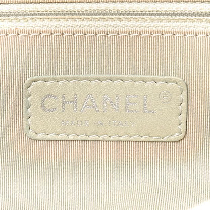 Chanel Washed Lambskin Quilted Medium Chain Around Messenger Black 6 of 10