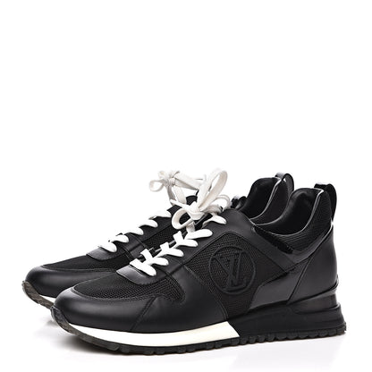Louis Vuitton Calfskin Run Away Sneakers 39 Black 3 of 8