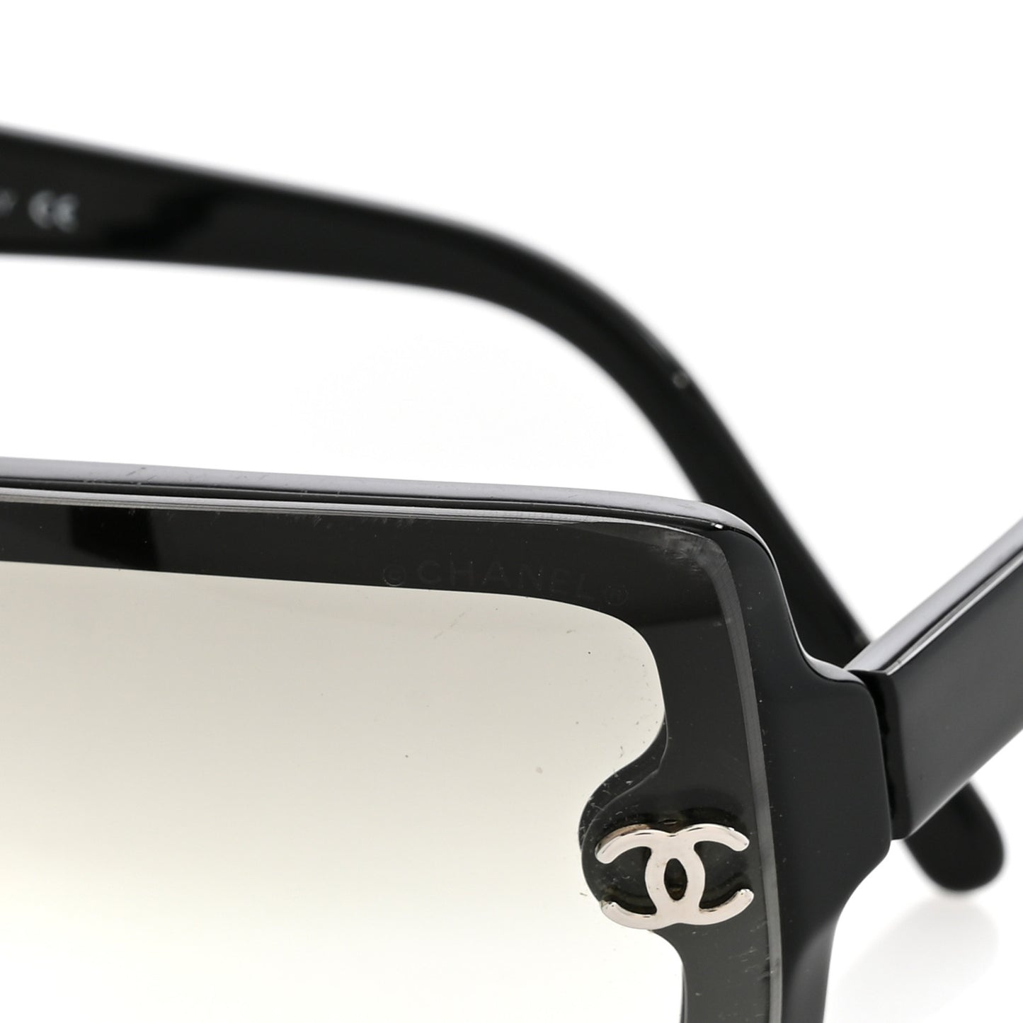 Acetate CC Logo Sunglasses 5065 Black