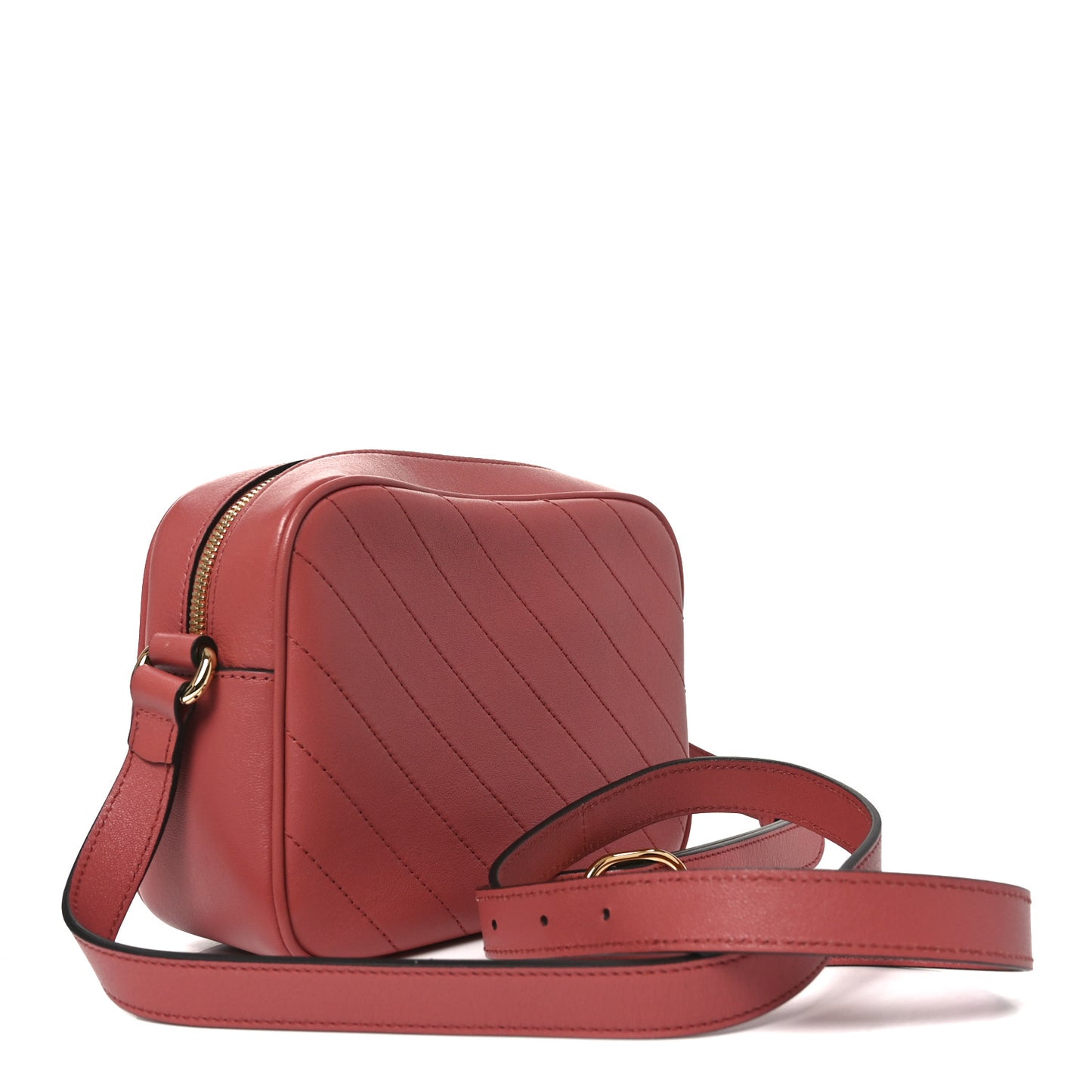 Sakai Be Green Calfskin Diagonal Stitched Small Blondie Shoulder Bag Gorgeus Grace