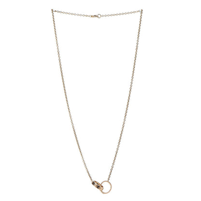 Cartier 18K Yellow Gold Interlocking LOVE Necklace 3 of 8