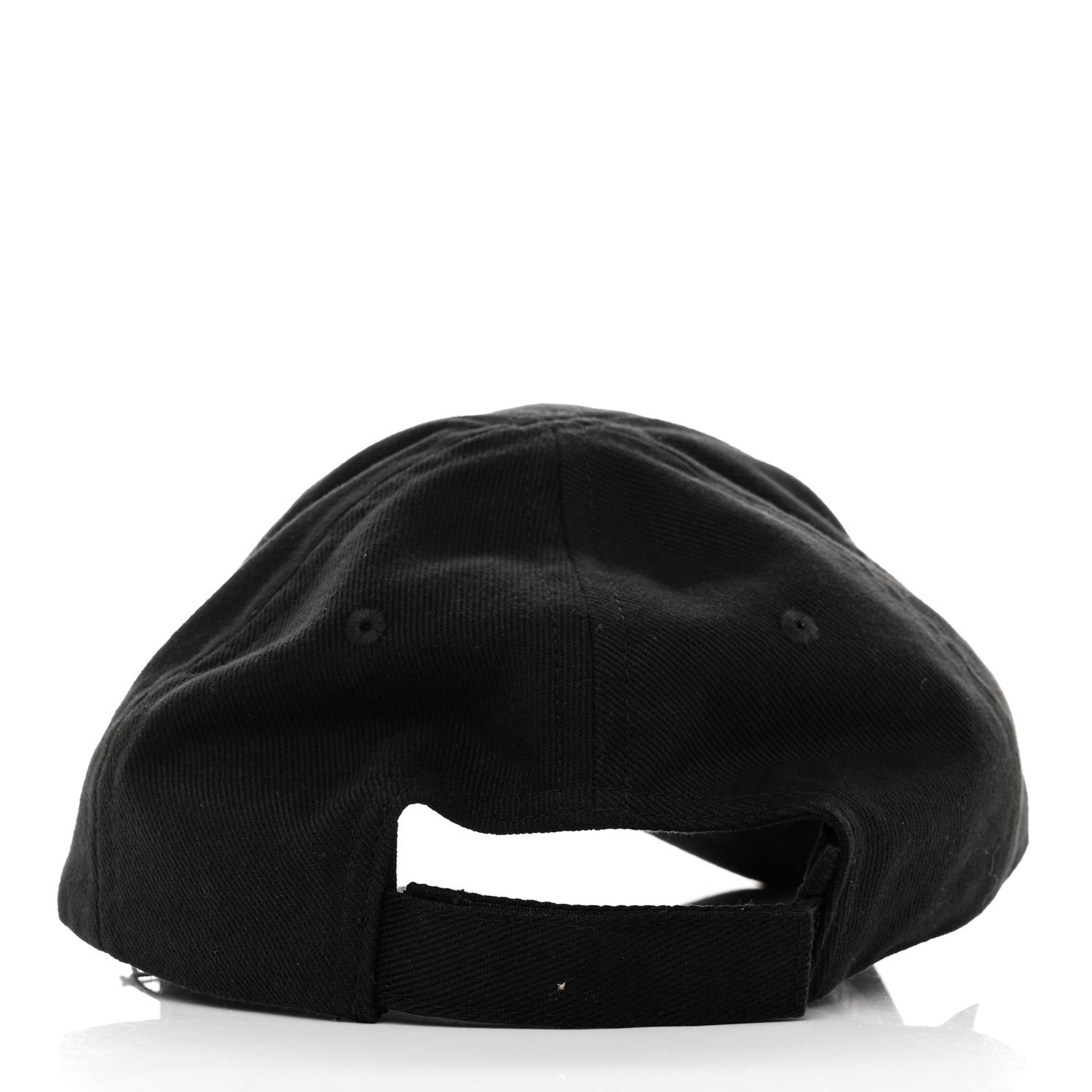 Balenciaga Bio Cotton Logo Classic Baseball Cap 59 L Black White 6 of 9