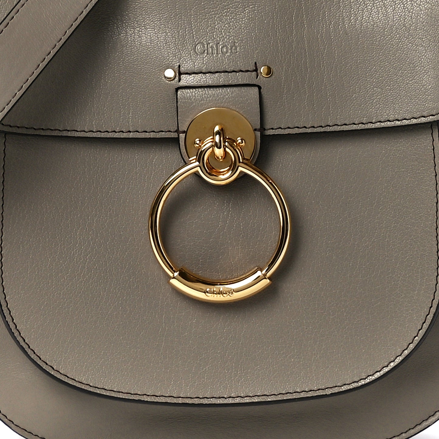 Calfskin Medium Tess Hobo Motty Grey