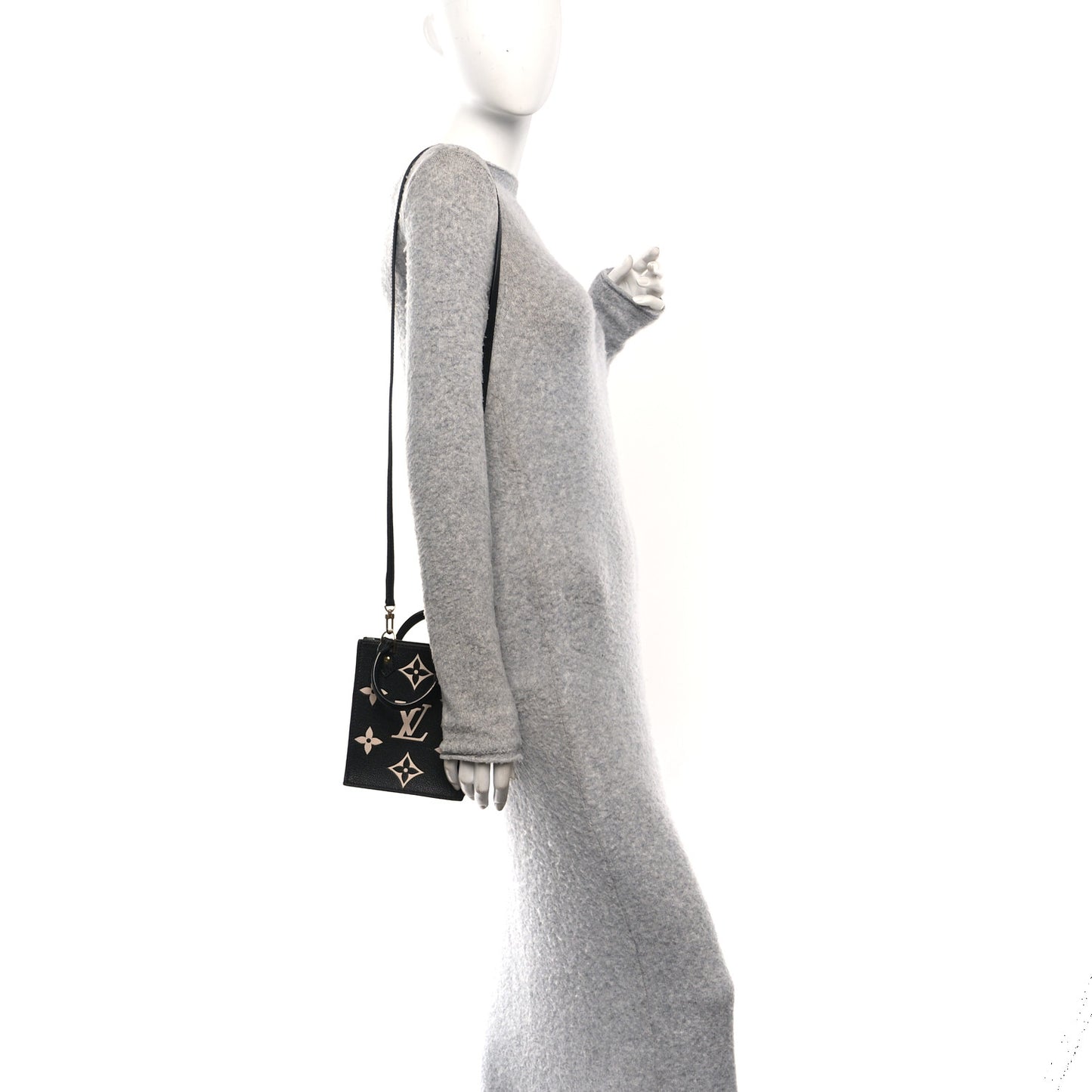 Empreinte Monogram Giant Petit Sac Plat Black Beige