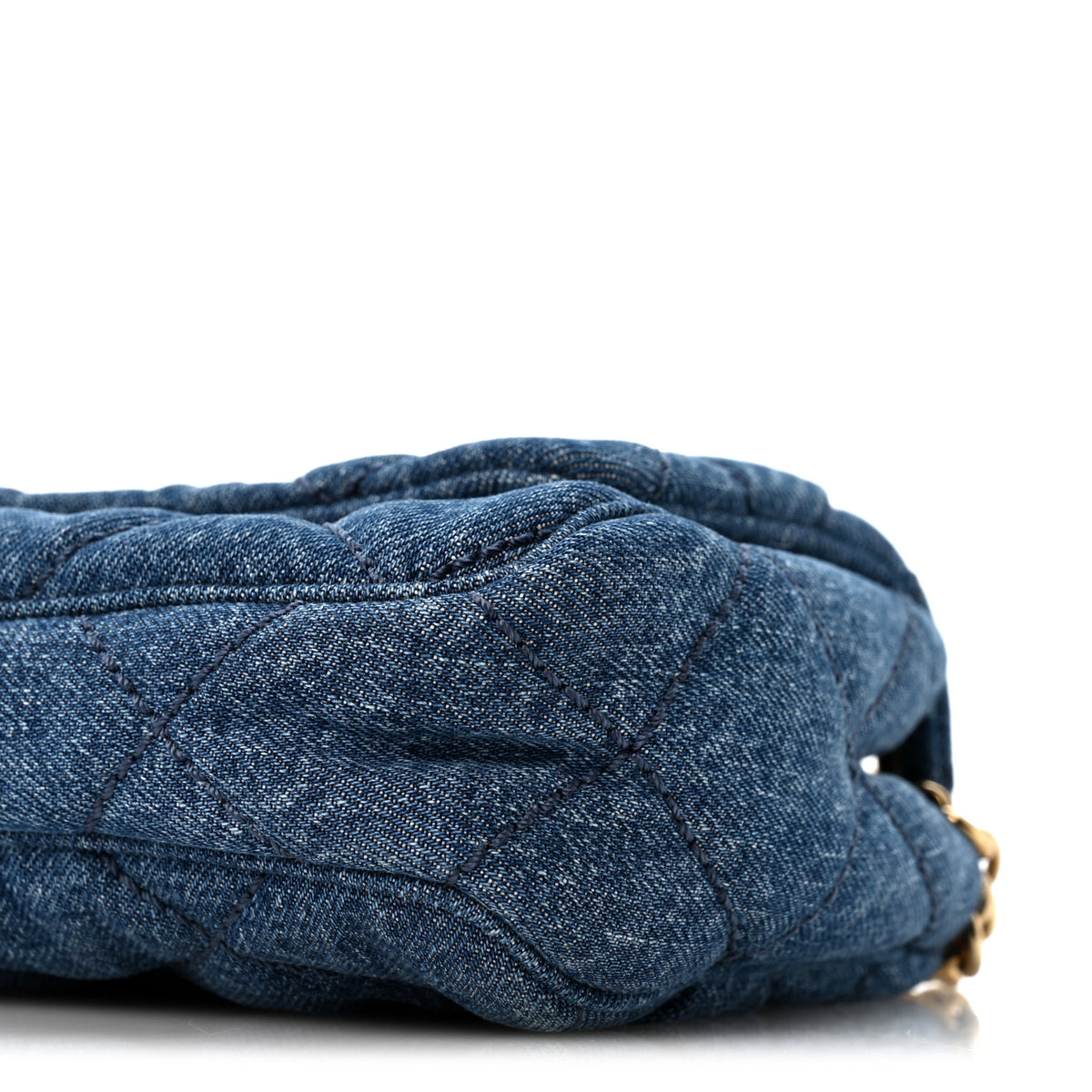 Denim Small Heritage Shoulder Bag Ashes Blue